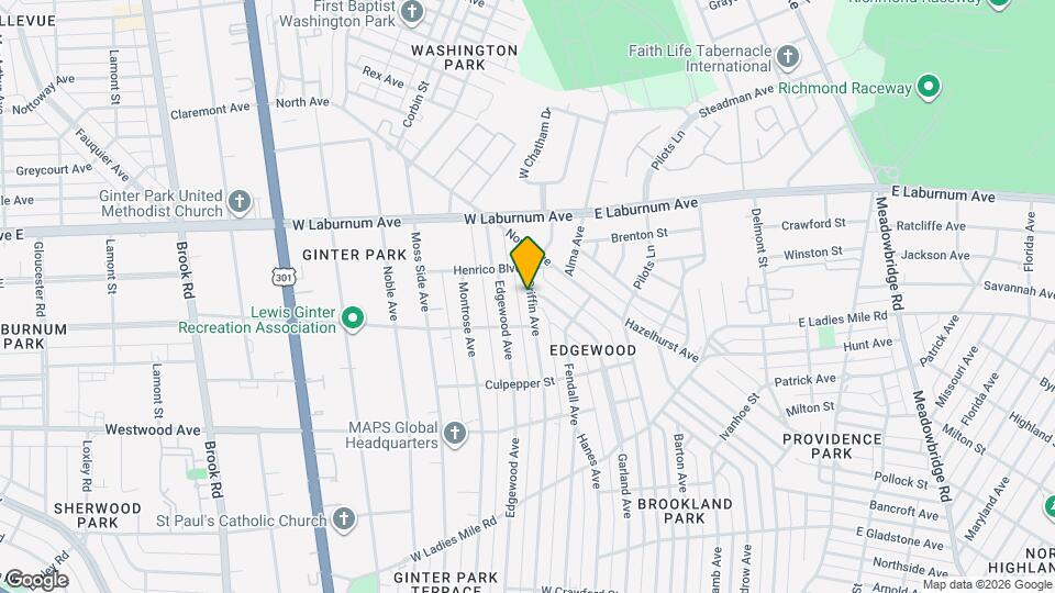 3612 Griffin Ave Mapa y Detalles de la Ubicación