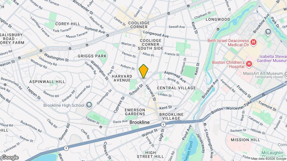 85 Harvard St Mapa y Detalles de la Ubicación