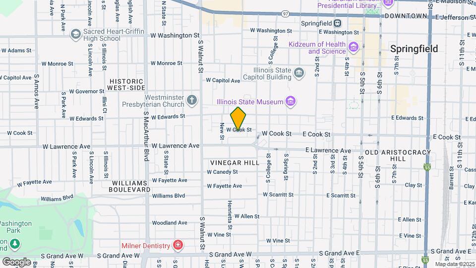 440 W Cook St, Unit downstairs apartment Mapa y Detalles de la Ubicación