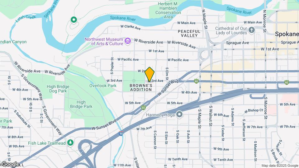 2015 W 3rd Ave Map and Location Details