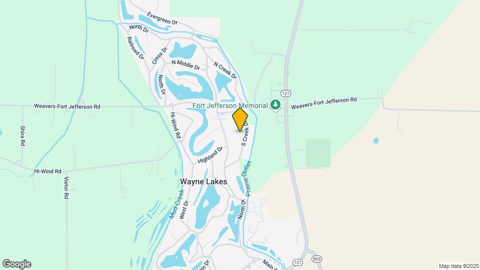 3648 S Creek Dr Map and Location Details