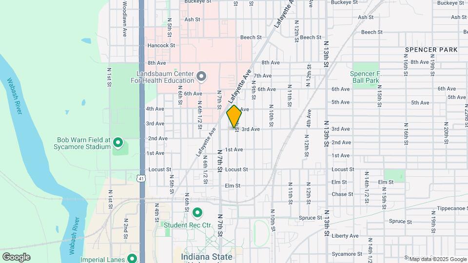 1044 N 8th St Mapa y Detalles de la Ubicación
