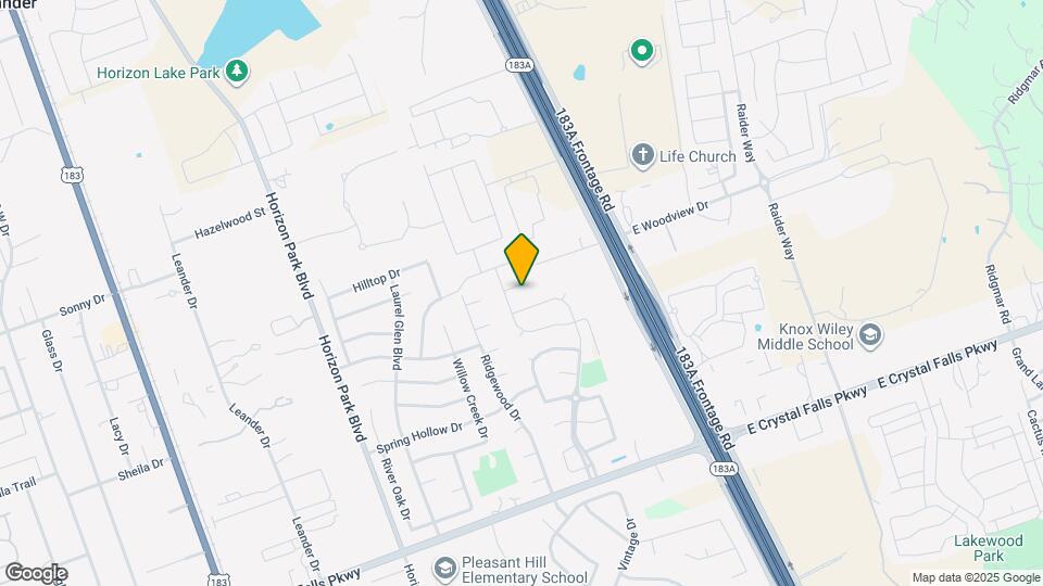 1012 Rio Azul Cove Map and Location Details