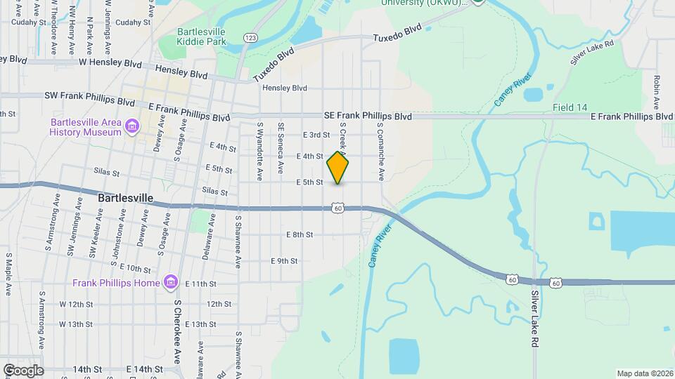 507 S Creek Ave Map and Location Details