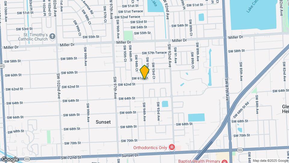 9371 SW 62nd St Map and Location Details