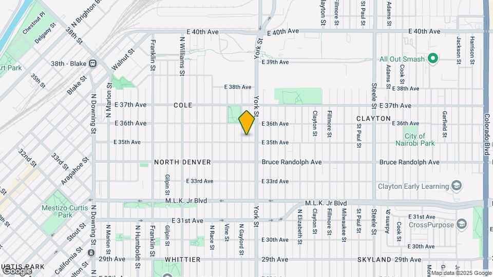 3504 N Gaylord St Map and Location Details