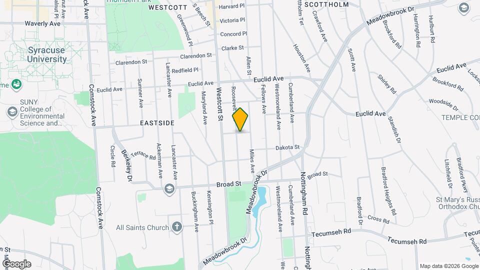 301 Roosevelt Ave, Unit 1 Map and Location Details