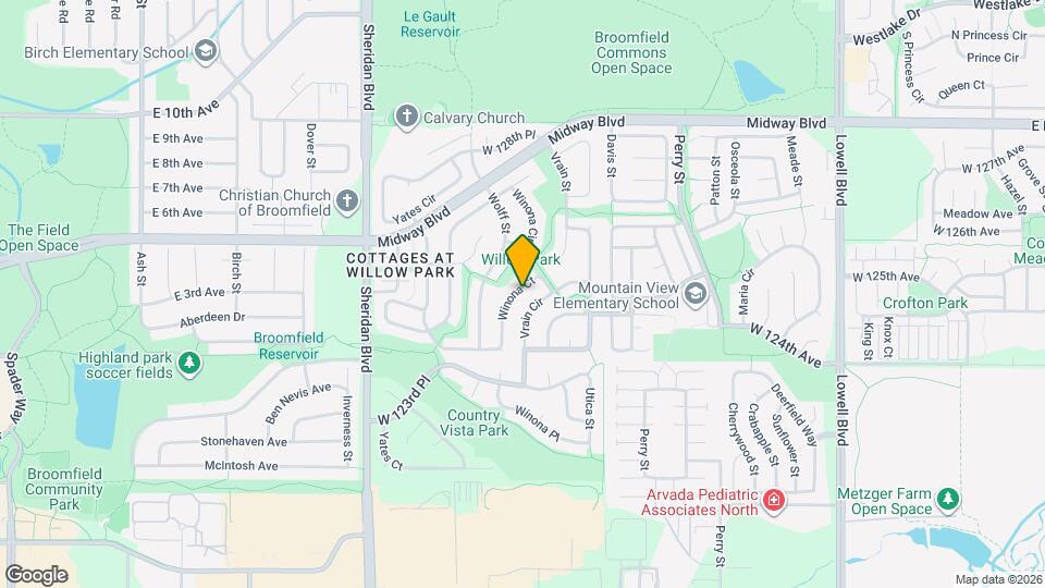 12620 Winona Ct Mapa y Detalles de la Ubicación