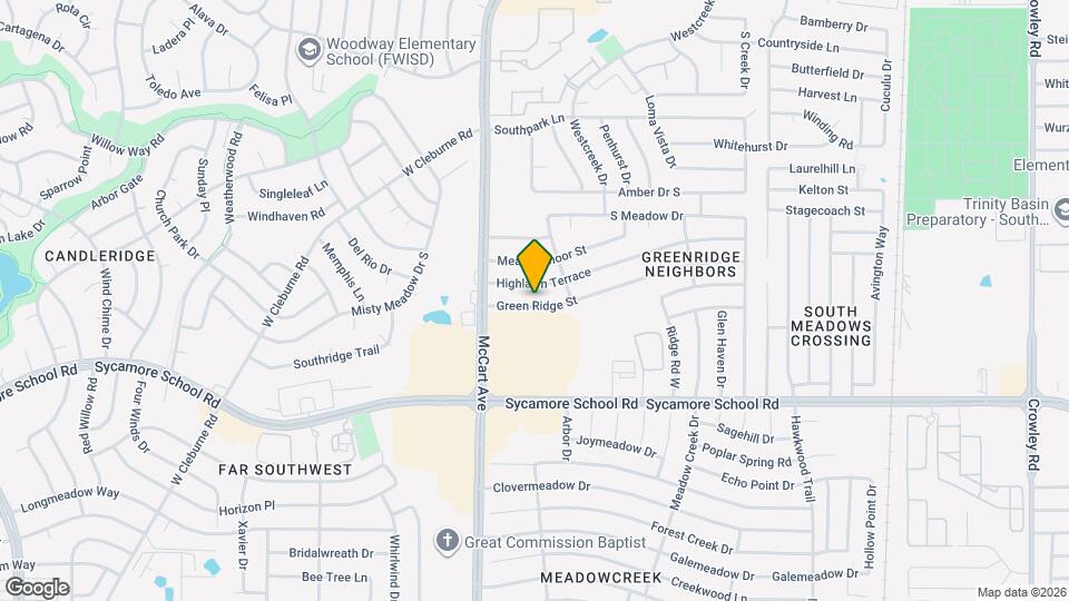3320 Green Ridge St Map and Location Details