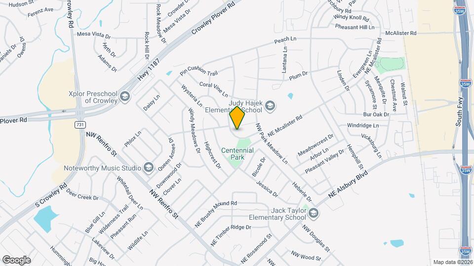 1136 Foxglove Ln Map and Location Details