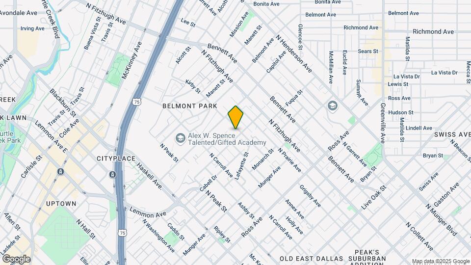 2307 Kirby St Map and Location Details