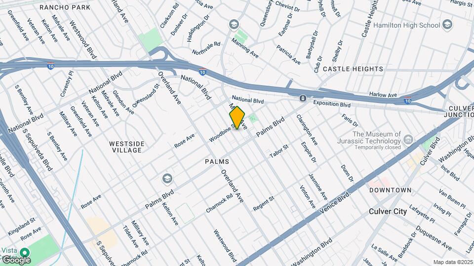 3420 Mentone Ave Mapa y Detalles de la Ubicación