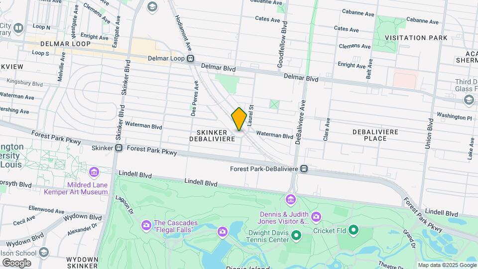 5803 Waterman Blvd, Unit 2W Map and Location Details