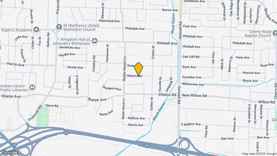 3765 Miami Ave Map and Location Details