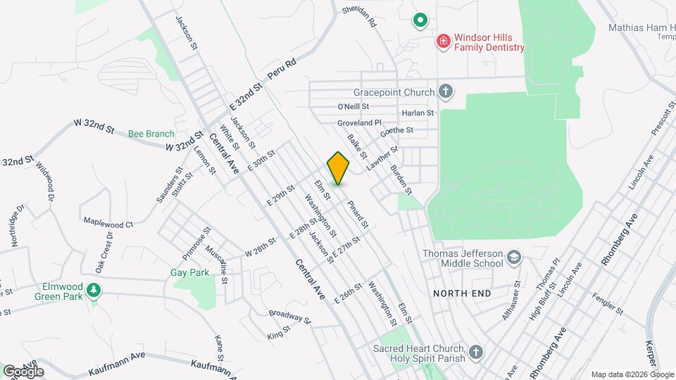 2815 Pinard St, Unit Apartment Map and Location Details