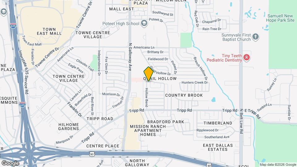 2606 Hollow Bend Map and Location Details