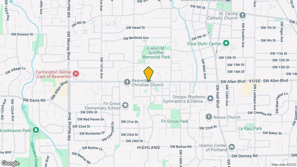 6001 SW VALLEY Ave Map and Location Details