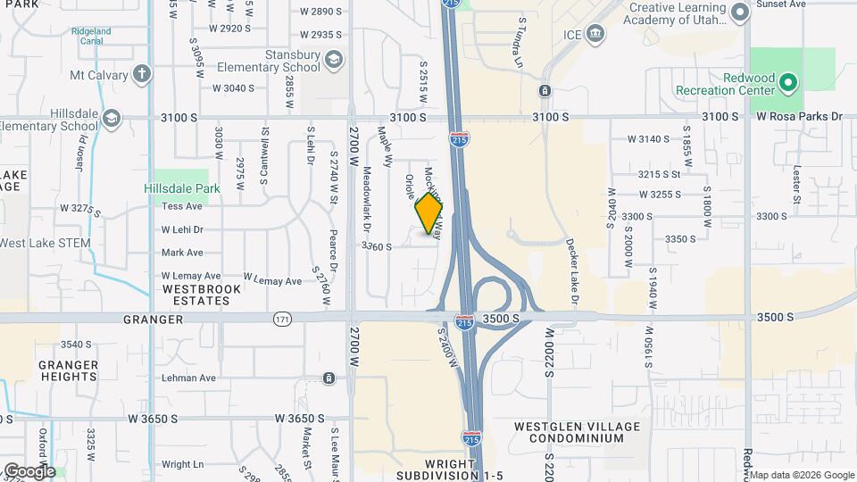 2534 W 3360 S Map and Location Details