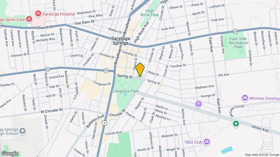 73 Spring St Map and Location Details