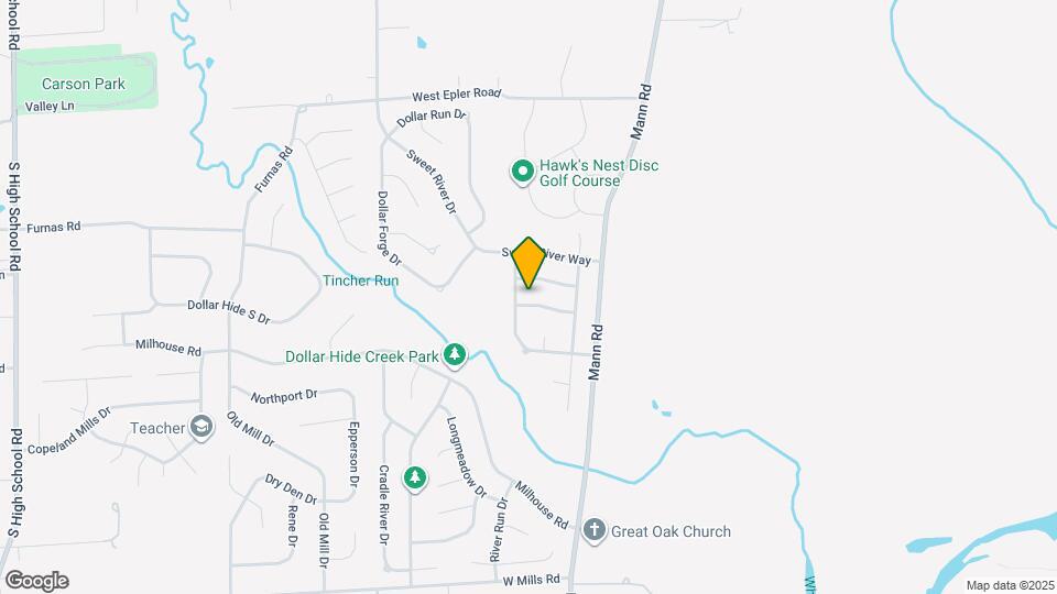 5202 Sandy Forge Dr Mapa y Detalles de la Ubicación