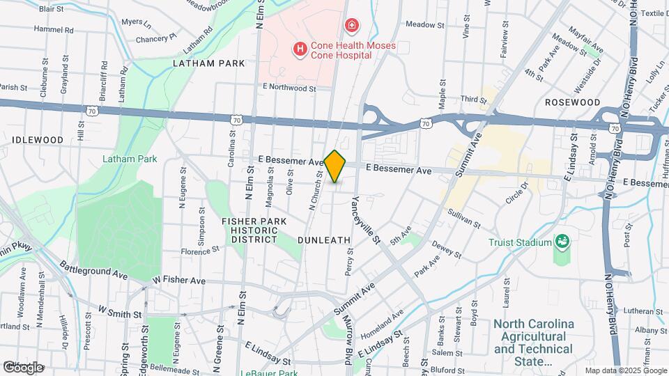 413 E Hendrix St Map and Location Details