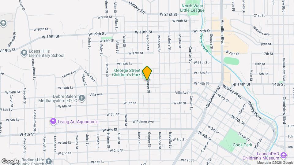 1501 W 14th St Map and Location Details