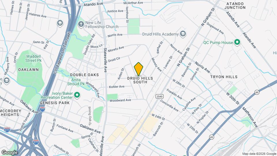 2212 Edison St Map and Location Details