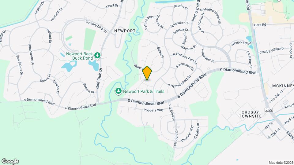 1022 Schooner St Map and Location Details