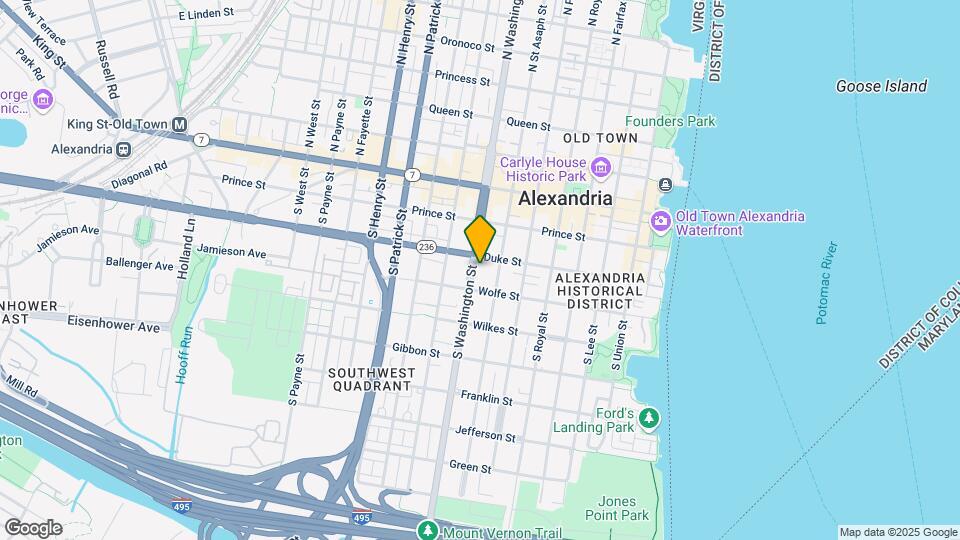 312 S Washington St Mapa y Detalles de la Ubicación