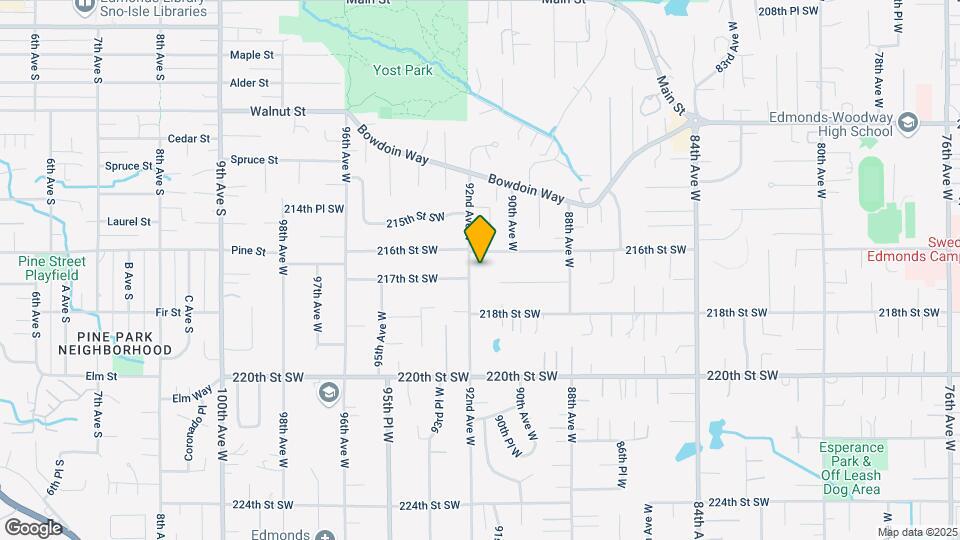 21611 92nd Ave W Map and Location Details