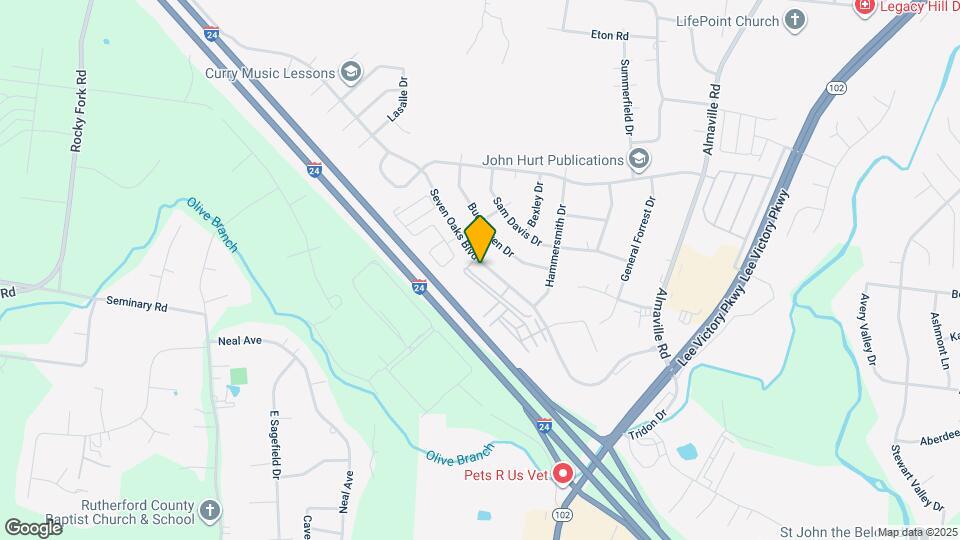 949 Seven Oaks Blvd Map and Location Details