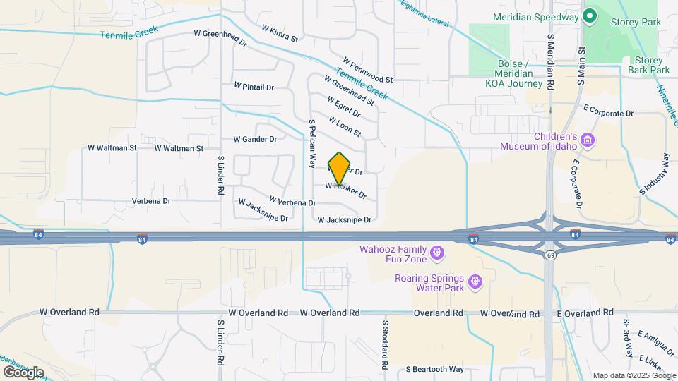 1029 W Honker Dr Mapa y Detalles de la Ubicación
