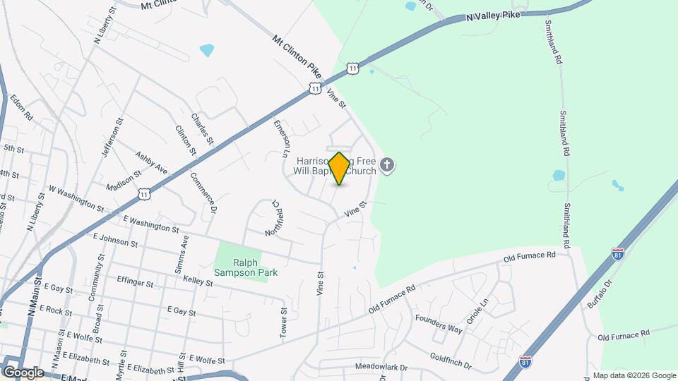 1252 Frost Pl Map and Location Details