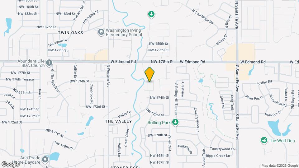 17612 Sunny Hollow Rd Map and Location Details