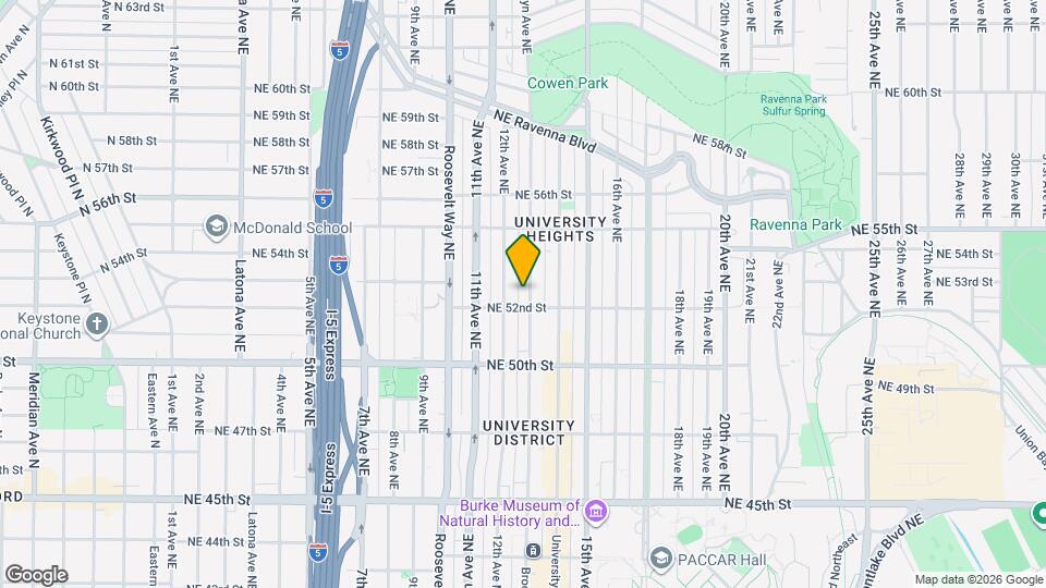 5209 Brooklyn Ave NE Map and Location Details