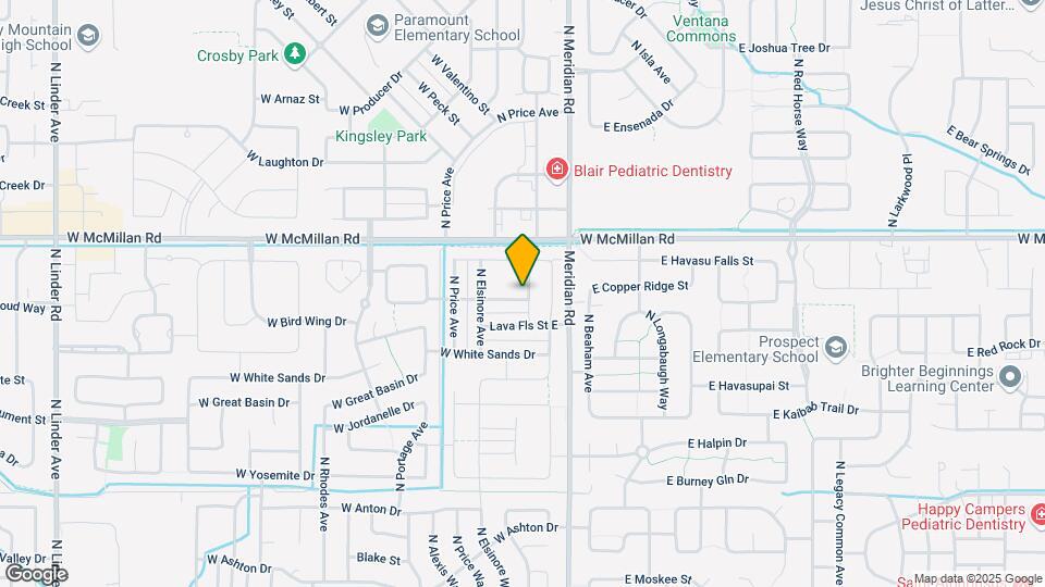 4625 N Dyver Ave Map and Location Details