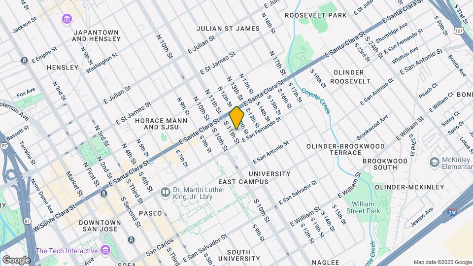 68 S 11th St Map and Location Details