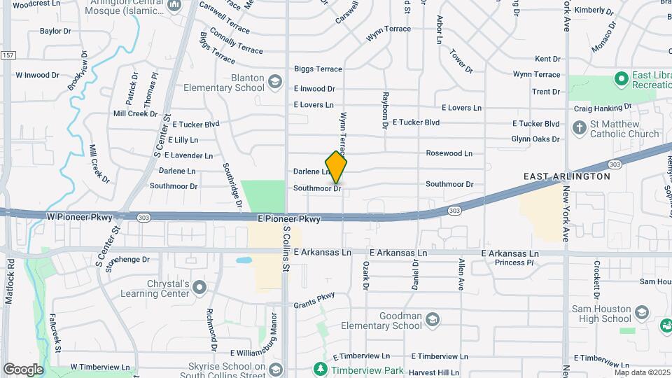 1026 Southmoor Dr Map and Location Details