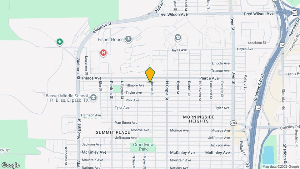 3707 Fillmore Ave Map and Location Details