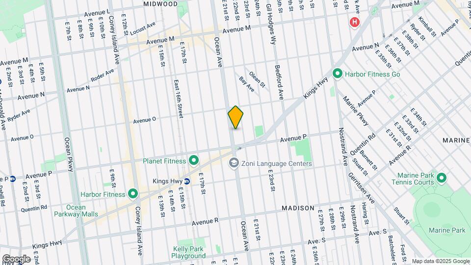 2049-2055 Ocean Ave Mapa y Detalles de la Ubicación