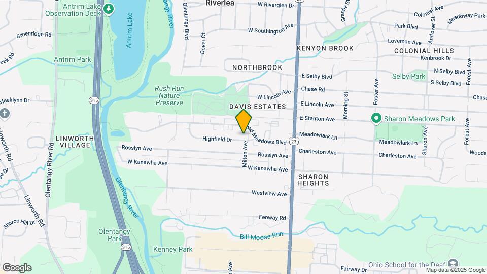 156-158 Highfield Dr Map and Location Details