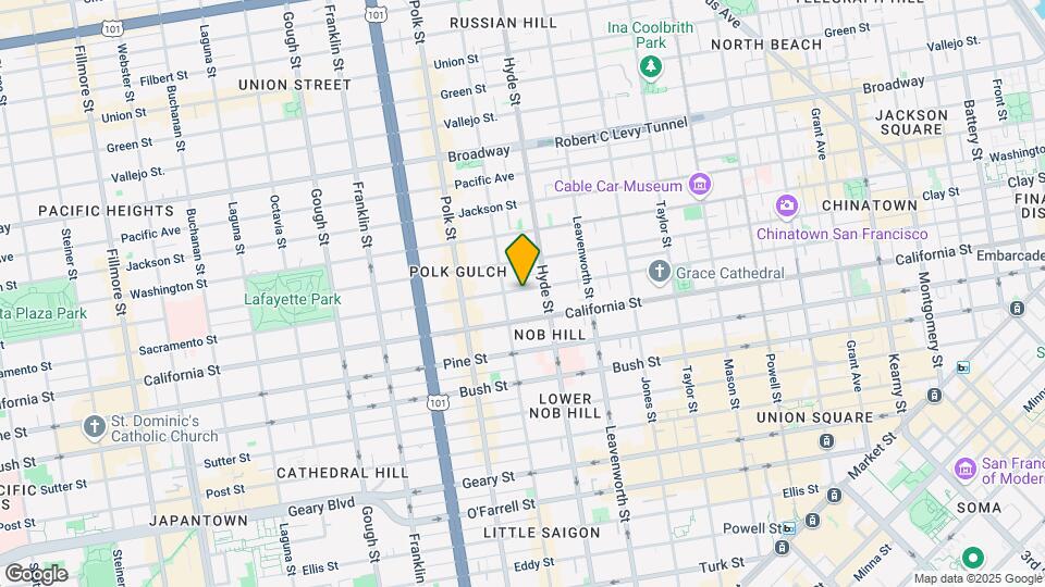 1555-1561 Sacramento St Map and Location Details