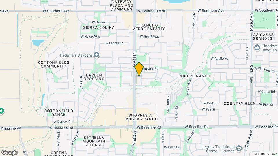 6906 S 50th Glen Map and Location Details