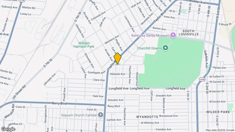 1212 Queen Ave Map and Location Details