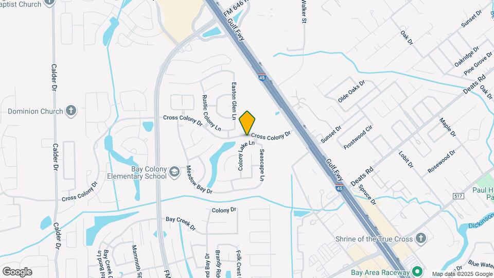 205 Colony Lake Ln Map and Location Details