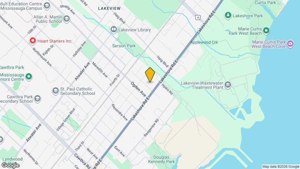 1019 Strathy Ave Map and Location Details