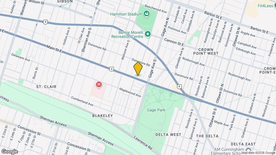 109 Balsam Ave S Map and Location Details