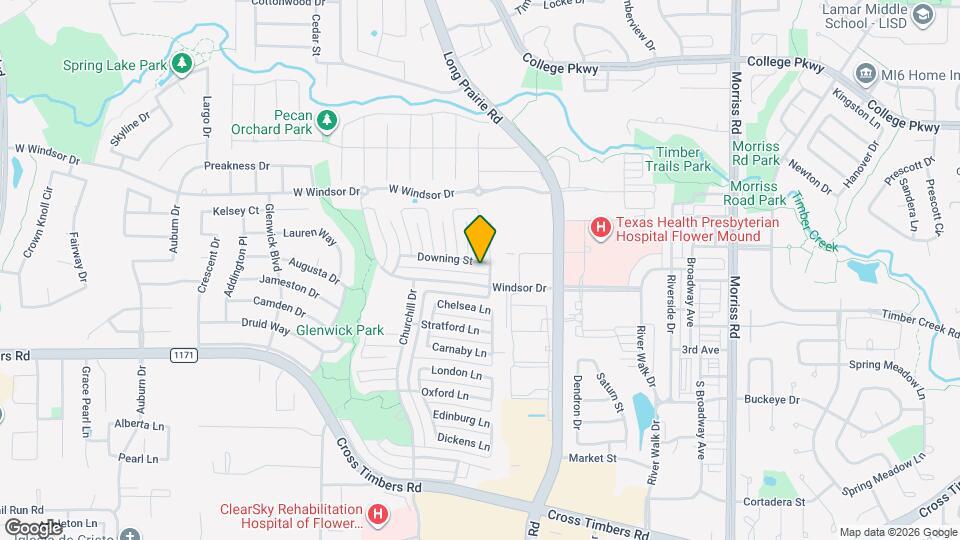 2817 Downing St Map and Location Details
