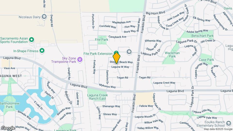 4609 Laguna W Way Map and Location Details