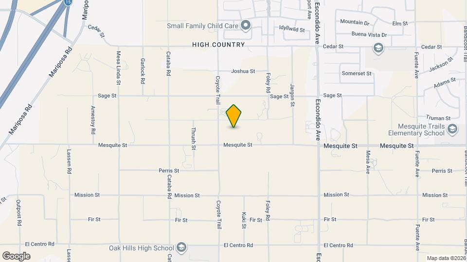 12977 Cactus St Mapa y Detalles de la Ubicación
